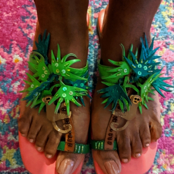 Tropical theme Sandals - Picture 6 of 6